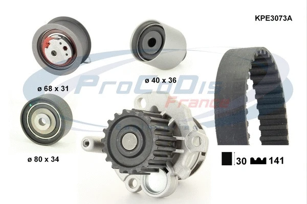 Water Pump & Timing Belt Kit (KPE3073A)