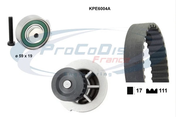 Water Pump & Timing Belt Kit (KPE6004A)