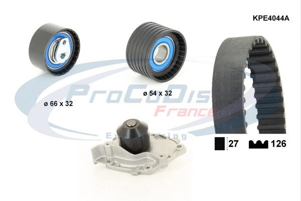 Water Pump & Timing Belt Kit (KPE4044A)