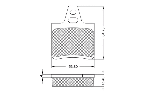 Brake Pad Set, disc brake (PF1206)