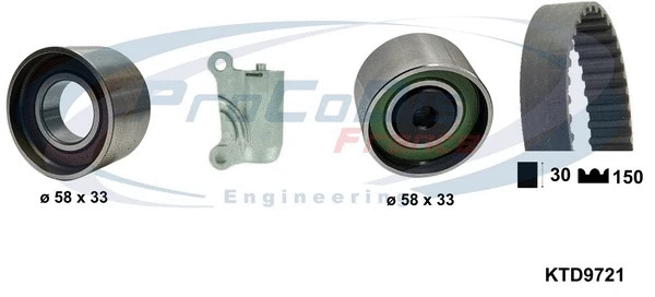 Timing Belt Kit (KTD9721)