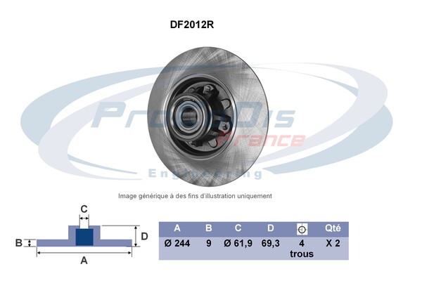 Brake Disc (DF2012R)