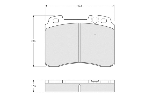 Brake Pad Set, disc brake (PF1271)