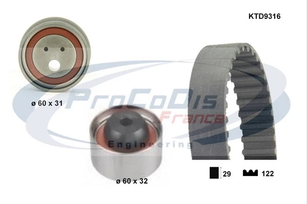 Timing Belt Kit (KTD9316)