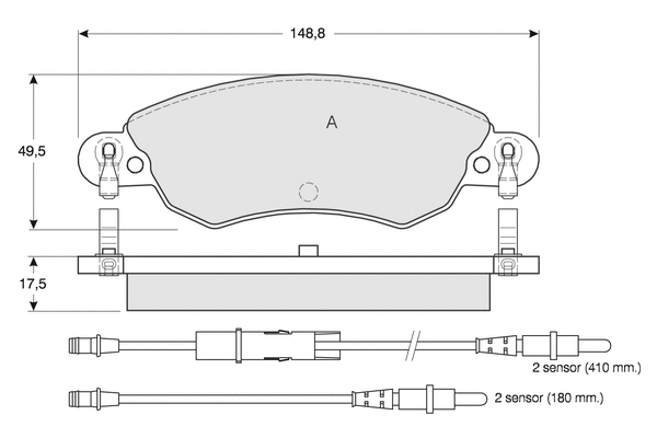 Brake Pad Set, disc brake (PF1330)