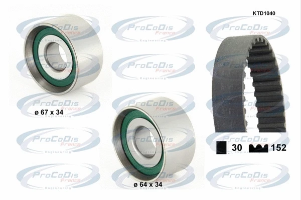 Timing Belt Kit (KTD1040)