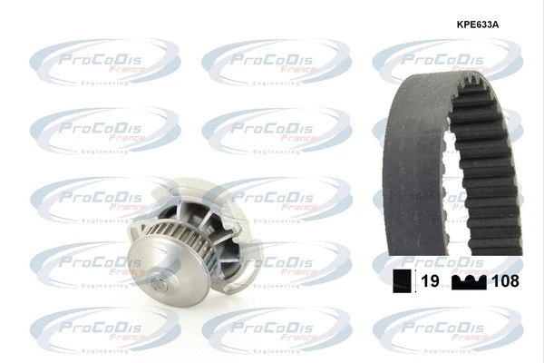 Water Pump & Timing Belt Kit (KPE633A)