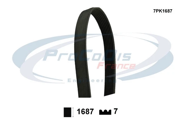 V-Ribbed Belt (7PK1687)