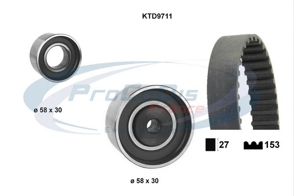 Timing Belt Kit (KTD9711)