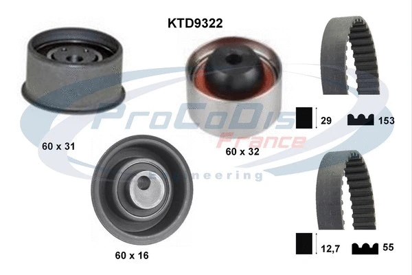 Timing Belt Kit (KTD9322)