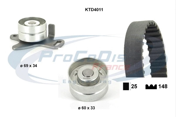 Timing Belt Kit (KTD4011)