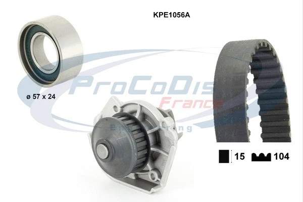 Water Pump & Timing Belt Kit (KPE1056A)