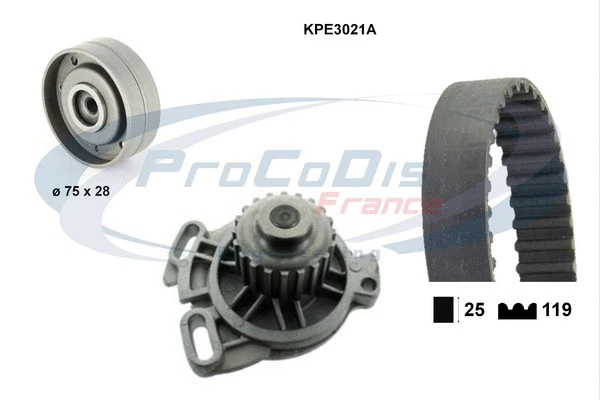 Water Pump & Timing Belt Kit (KPE3021A)