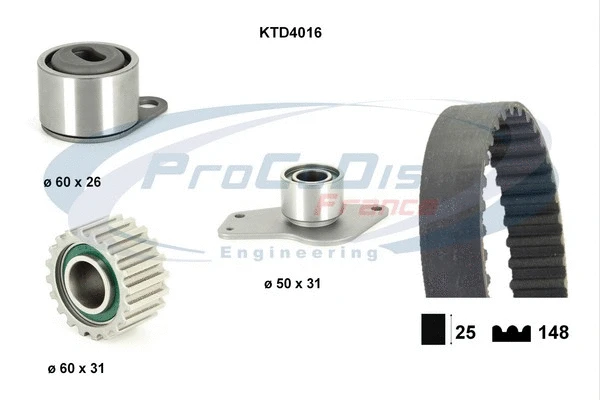Timing Belt Kit (KTD4016)
