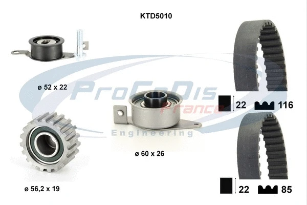 Timing Belt Kit (KTD5010)