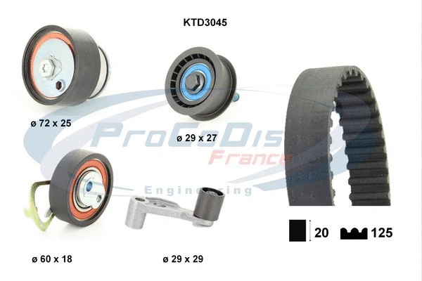 Timing Belt Kit (KTD3045)
