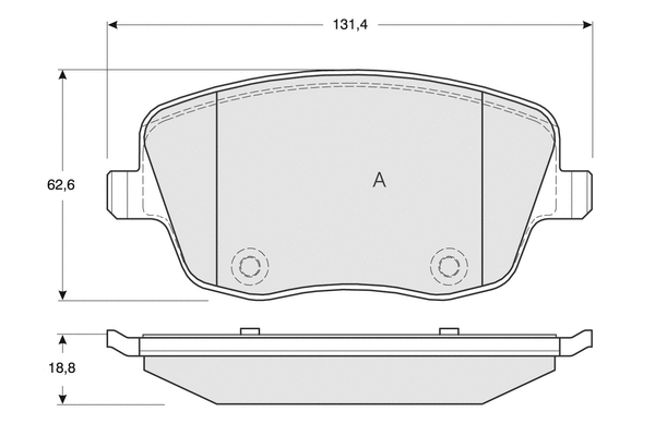 Brake Pad Set, disc brake (PF1359)