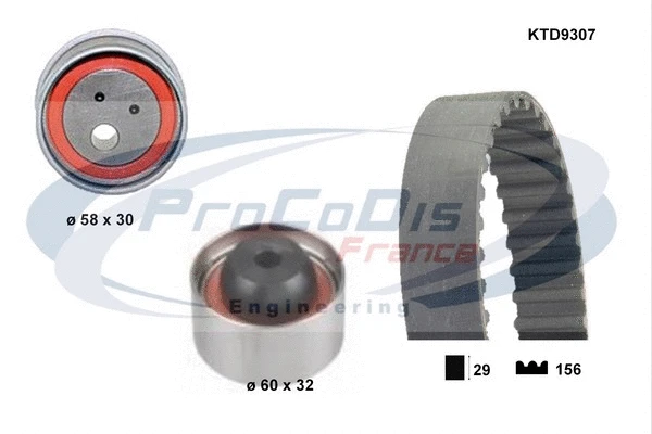 Timing Belt Kit (KTD9307)