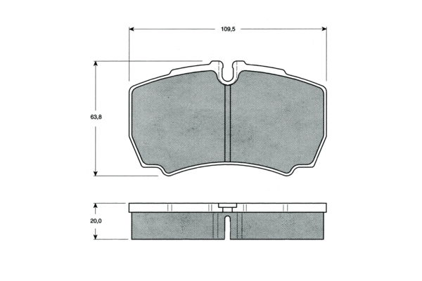 Brake Pad Set, disc brake (PF1511)