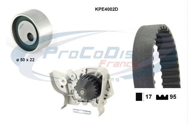 Water Pump & Timing Belt Kit (KPE4002D)