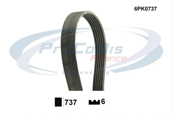 V-Ribbed Belt (6PK0737)