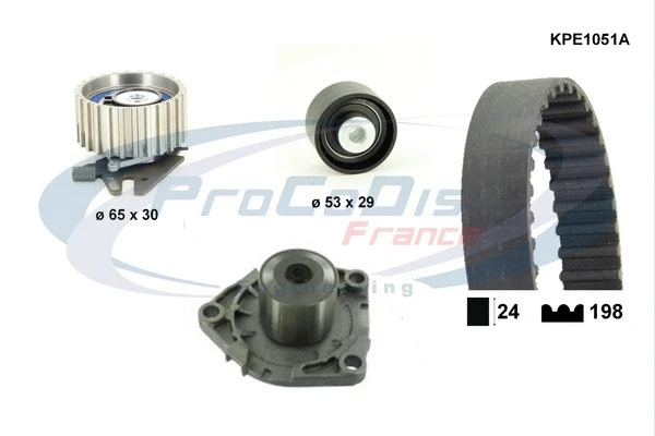 Water Pump & Timing Belt Kit (KPE1051A)