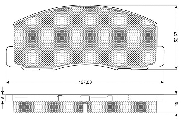 Brake Pad Set, disc brake (PF1141)