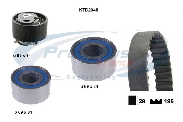 Timing Belt Kit (KTD2048)