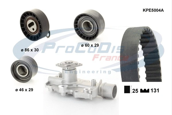 Water Pump & Timing Belt Kit (KPE5004A)
