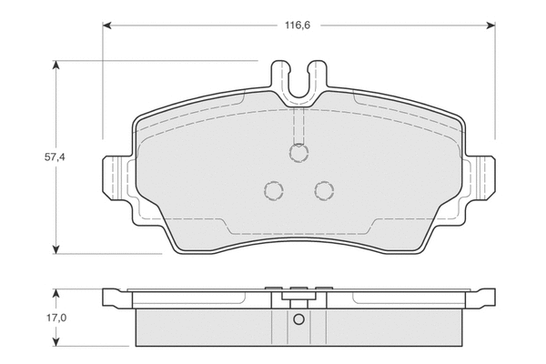 Brake Pad Set, disc brake (PF1275)