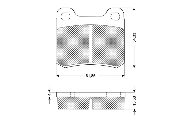 Brake Pad Set, disc brake (PF10371)