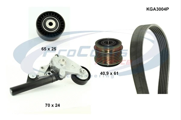 V-Ribbed Belt Set (KGA3004P)