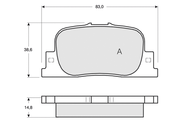 Brake Pad Set, disc brake (PF1371)
