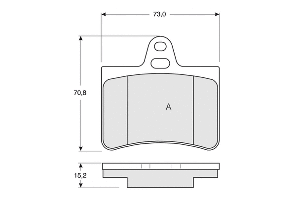 Brake Pad Set, disc brake (PF1333)