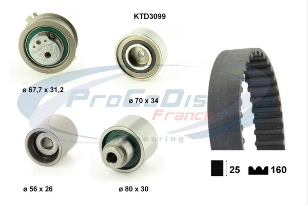 Timing Belt Kit (KTD3099)