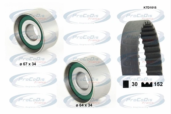 Timing Belt Kit (KTD1015)