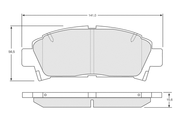 Brake Pad Set, disc brake (PF1363)