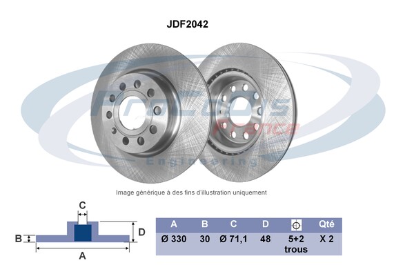 Brake Disc (JDF2042)