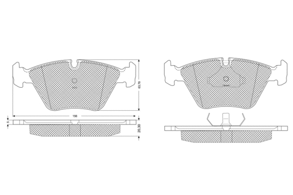 Brake Pad Set, disc brake (PF1069)