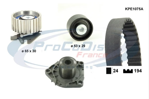Water Pump & Timing Belt Kit (KPE1075A)