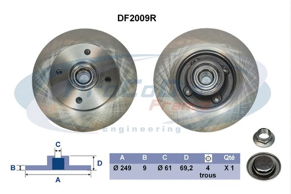 Brake Disc (DF2009R)