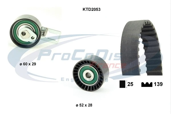 Timing Belt Kit (KTD2053)