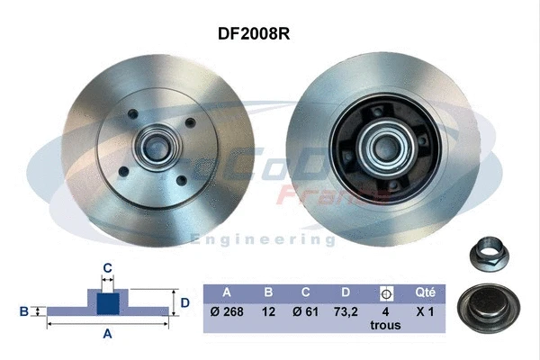 Brake Disc (DF2008R)