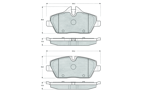 Brake Pad Set, disc brake (PF1433)