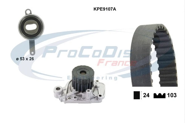 Water Pump & Timing Belt Kit (KPE9107A)