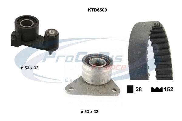 Timing Belt Kit (KTD6509)