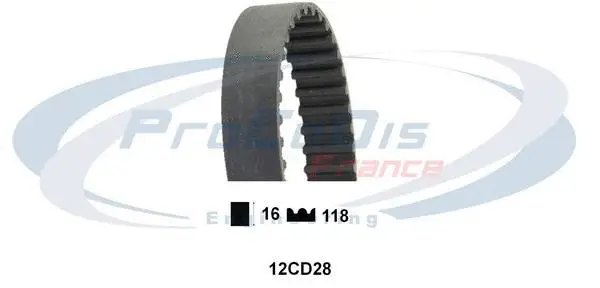 Timing Belt (12CD28)