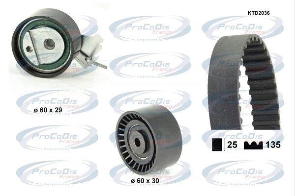 Timing Belt Kit (KTD2036)