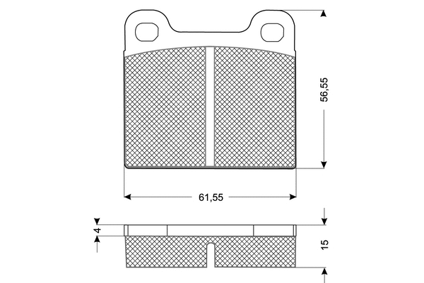 Brake Pad Set, disc brake (PF1019)