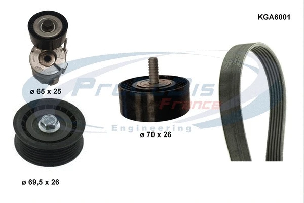 V-Ribbed Belt Set (KGA6001)